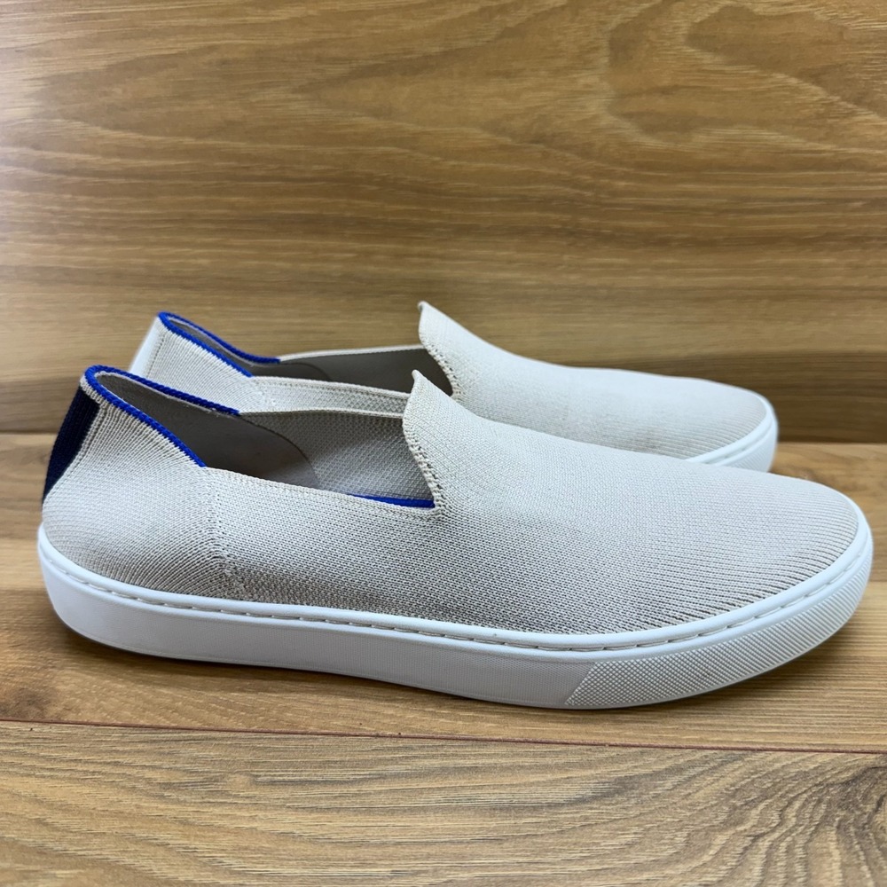 Rothys Original Sneaker Sand Womens 9 Comfort Slip On Flats Walking Minimalist